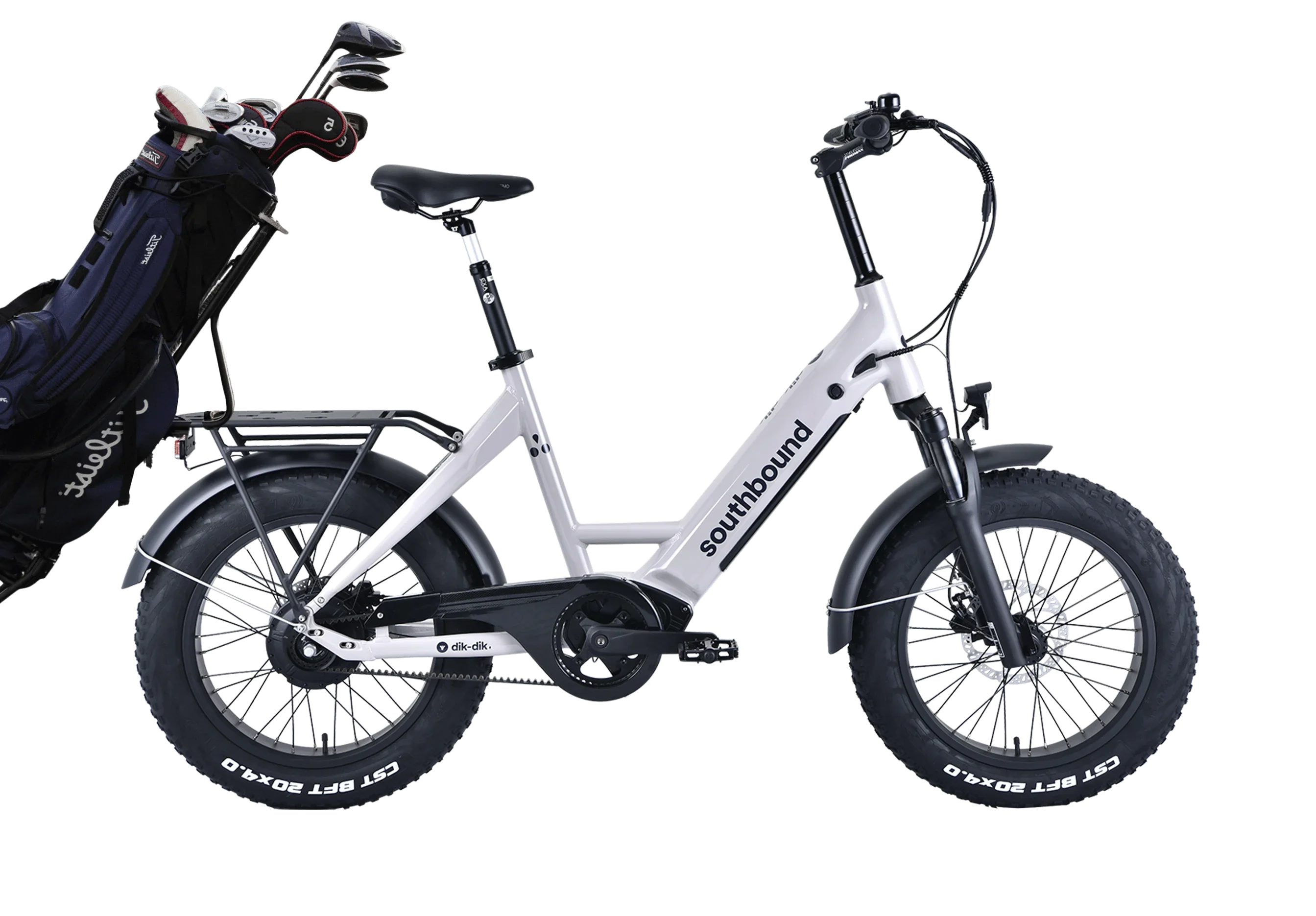 Southbound Dik-Dik e-bike with feature hotspots
